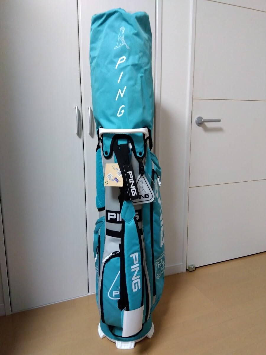 Amazon | ピン キャディバッグブルーシルバー | ノーブランド品